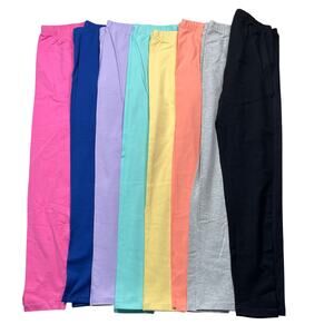 8pk Lot The Children's Place Leggings Girls XL 14 Multi-color Cotton Stretch